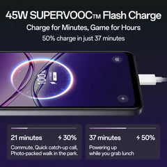 OPPO K13x 5G 6000mAh and 45W SUPERVOOC Charger & AI
