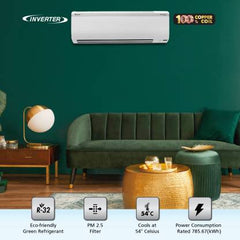 Daikin  5 Star Split Inverter AC with PM 2.5 Filter - White