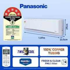 Panasonic 5 Star Split Inverter AC with Wi-fi Connect