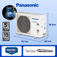 Panasonic 5 Star Split Inverter AC with Wi-fi Connect